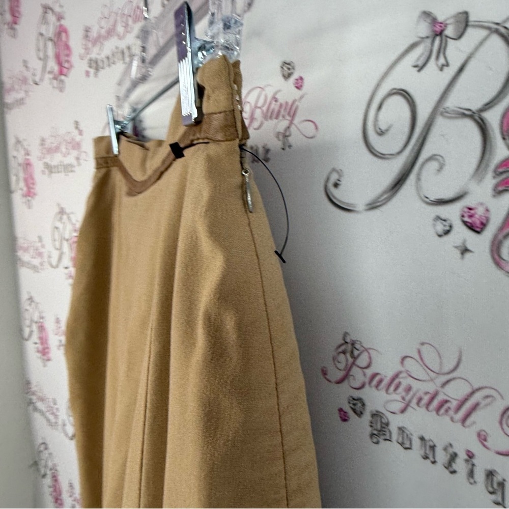 Holt Renfrew collection skirt, vintage, Long style Elegant Tan Women's Skirt - Picture 4 of 8